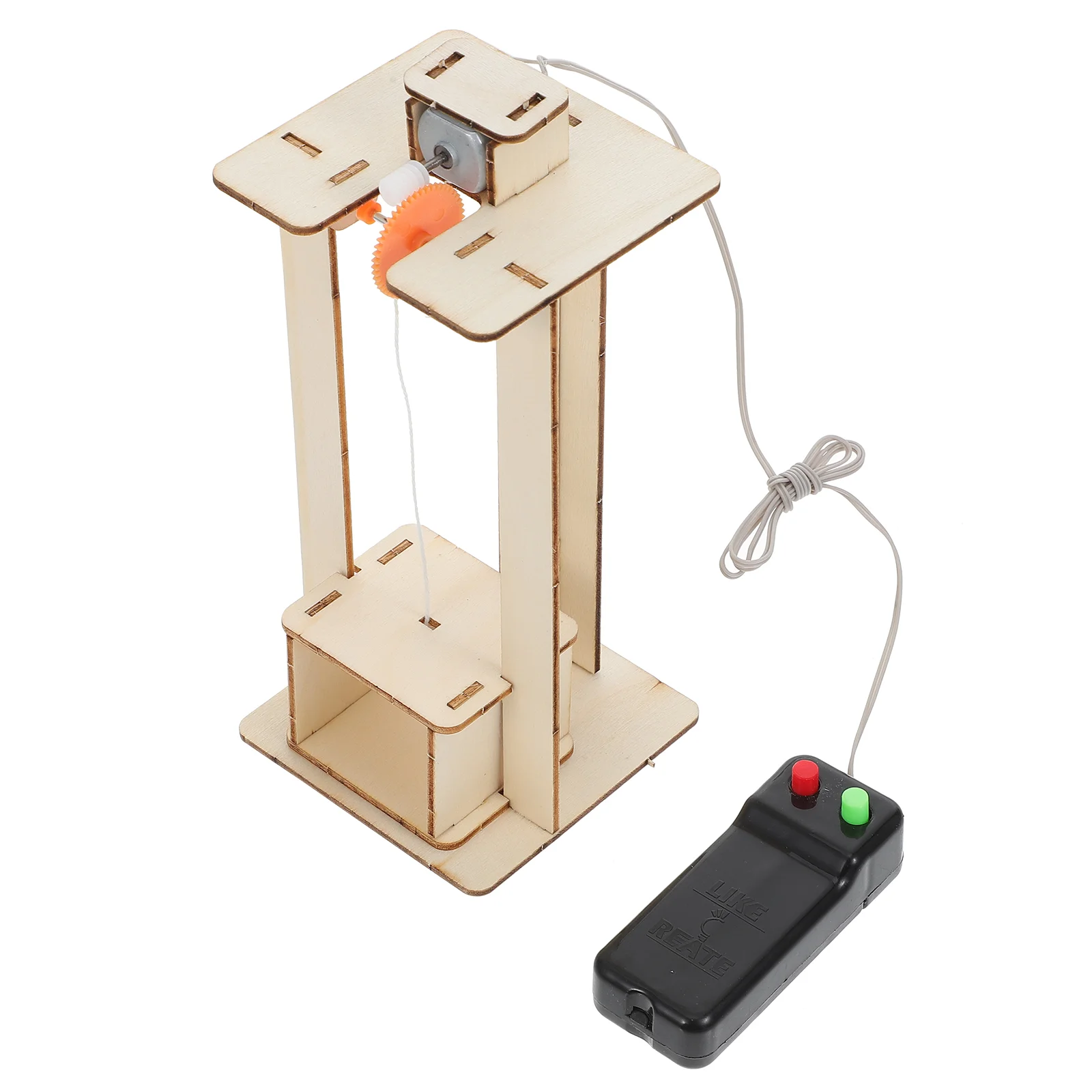 Handwerk Lift Model Speelgoed Diy Lift Speelgoed Fysieke Apparatuur Kraan Liften Lift Model Educatief Lift Speelgoed (Zonder