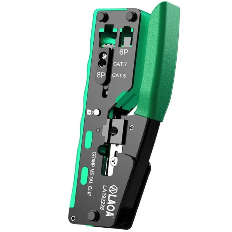 LAOA 6P 8P Network Crimping Pliers Multifunction Wire Crimper CAT5/6/7 Wire Cutter Stripper Network Cable Crimping Tool \