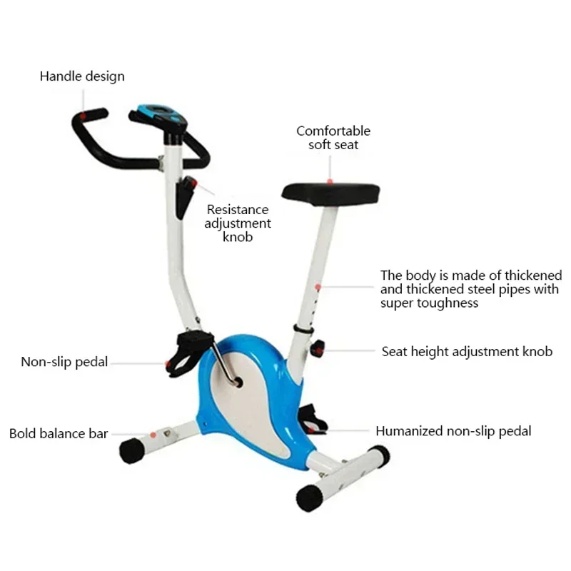 2026 Digital Display Children Indoor Exercise Bike Trainer Child Home Fitness Training Bicycle Trainer Bike Trainer C