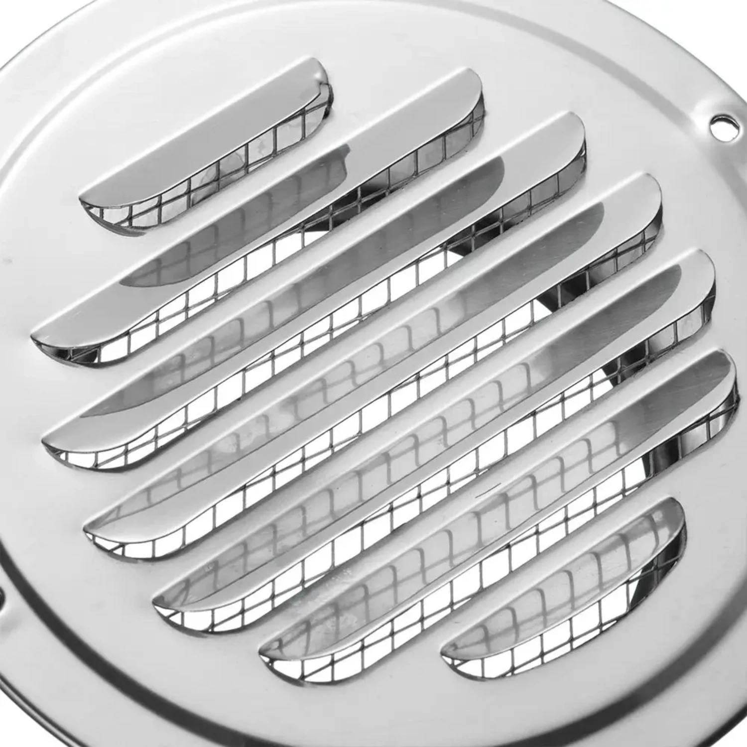 

70/80/100/120/150/160mm Stainless Steel Round Exterior Wall Air Vent Grille Various Size Ducting Ventilation Grilles Office