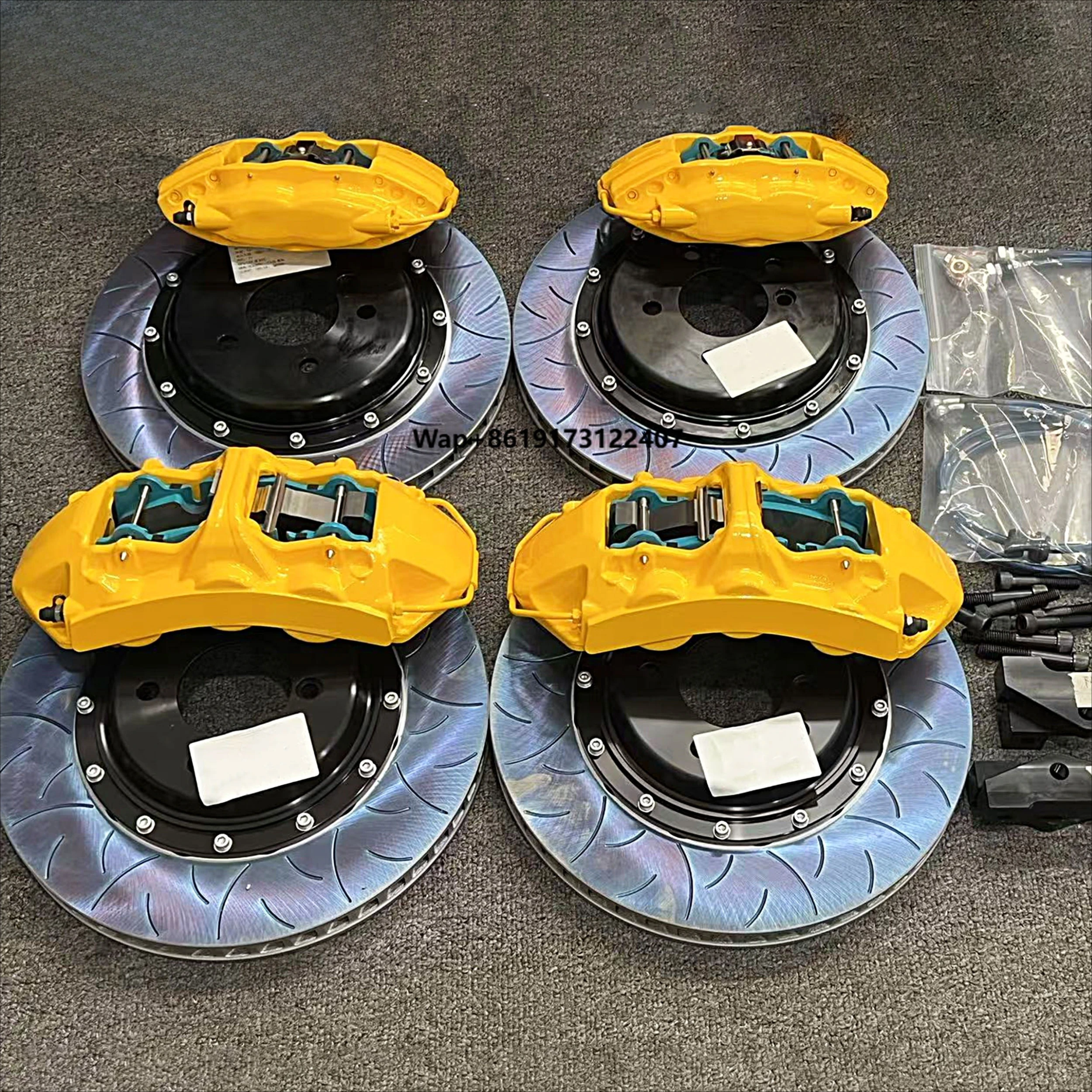 

Racing Rear Front 200mm-450mm 2 Piece Discs Pads Big Brake Kit for 340i F30 E46 E92 M3 2002 2009 2017