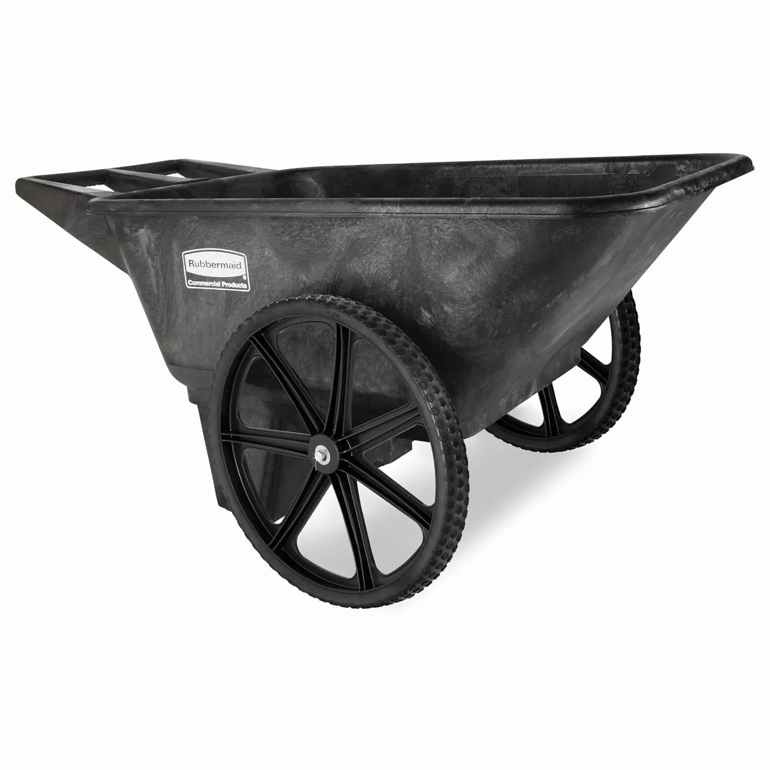 8.75 Cubic Foot All Weather Big Wheel Cart Yard Cart Lawn Cart Wheelbarrow Yardwork Landscaping Diy Projects Durable Weather Res