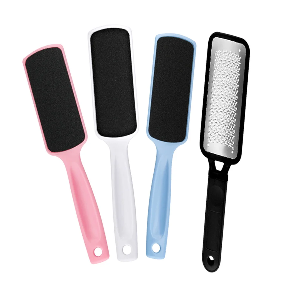 

1Pcs Foot File Double Sided Pedicure Tool Stainless Steel and Sandpaper for Callus Removal Hard Skin Exfoliator Professional