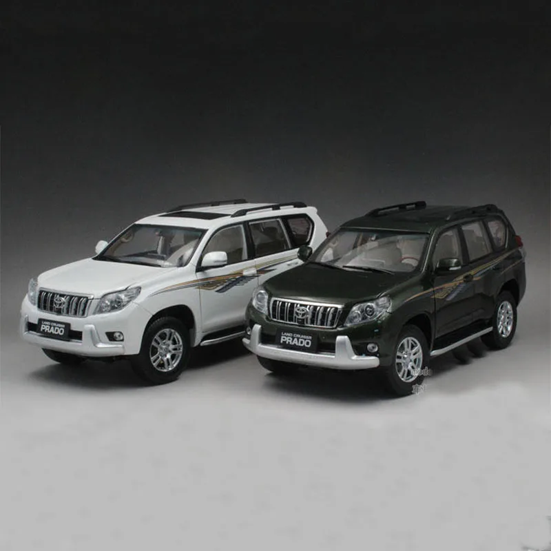 Diecast Original 1:18 Scale Toyota Prado LC150 Simulation Alloy Car Model Static Display Collectible Gift Souvenir Decration