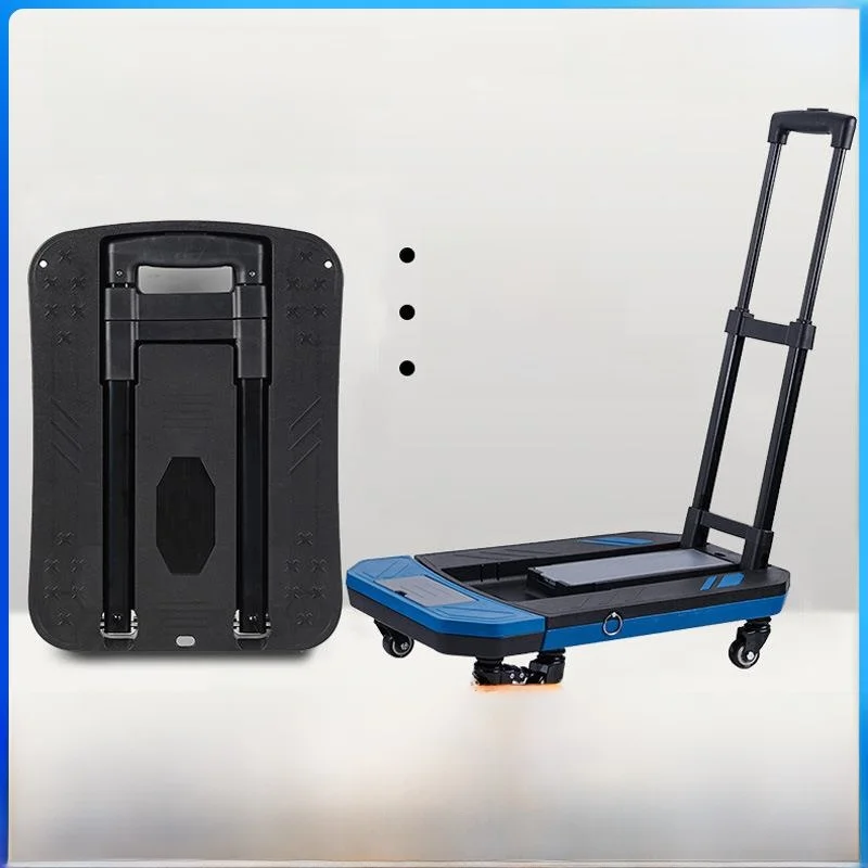 portable-shopping-cart-with-plastic-tray-durable-stainless-steel-frame-foldable-design-for-vegetable-buying-and-househol