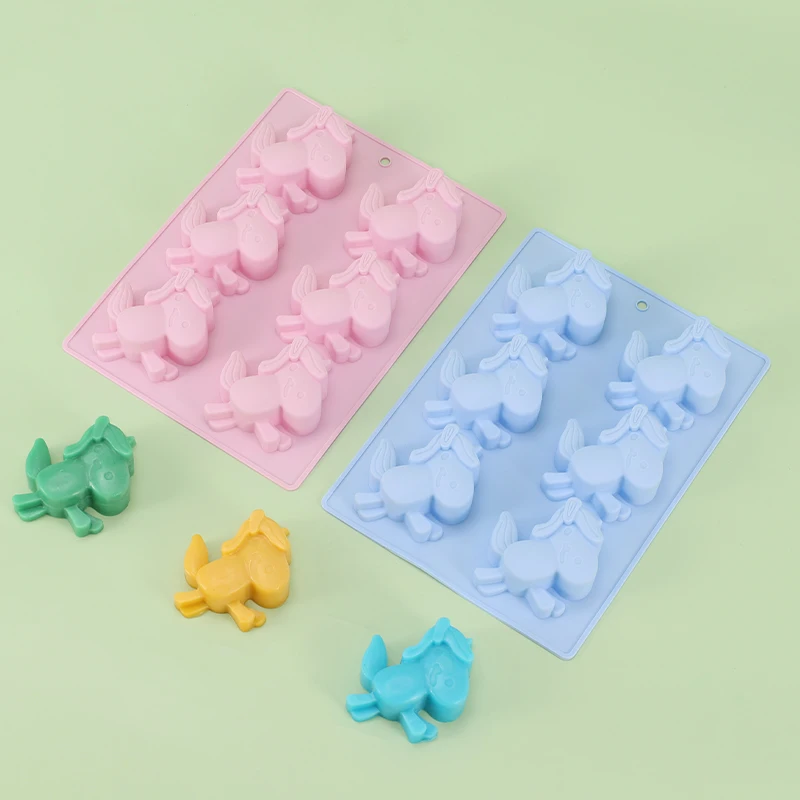 Baking Mold Unicorn Horse Cake Pan Non-stick Easy-To-Clean Silicone Bakeware Cartoon Pony Cookie Candy Muffin Soap Candle Maker