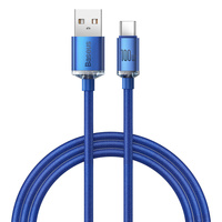 Baseus Crystal USB-C 100W 1.2m Blue Cable