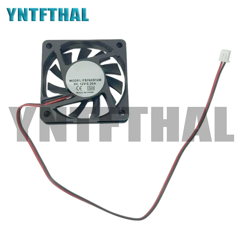 

Новый для FSY60S12M DC 12 В 0,2 А 60x60x10 мм 2-проводной охлаждающий вентилятор для сервера