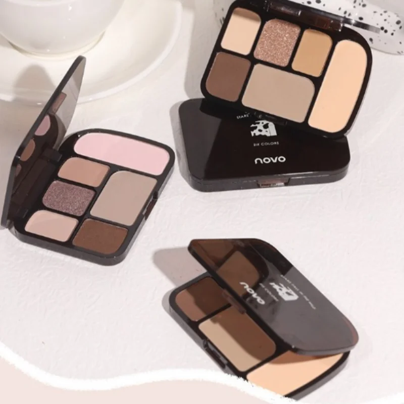 12 สีกล่องเหล็ก Blusher แผ่น Multi-สีครีม Blush แผ่นคอนซีลเลอร์แผ่น Contour และ Highlighter Palette แต่งหน้า Blush Face