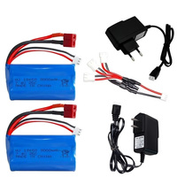 7.4V 3000mAh 18650 Li-ion Battery for Wltoys 10428 /12428/12423 RC Car Parts 2S 7.4V battery For Wltoys 144001 124017 124019