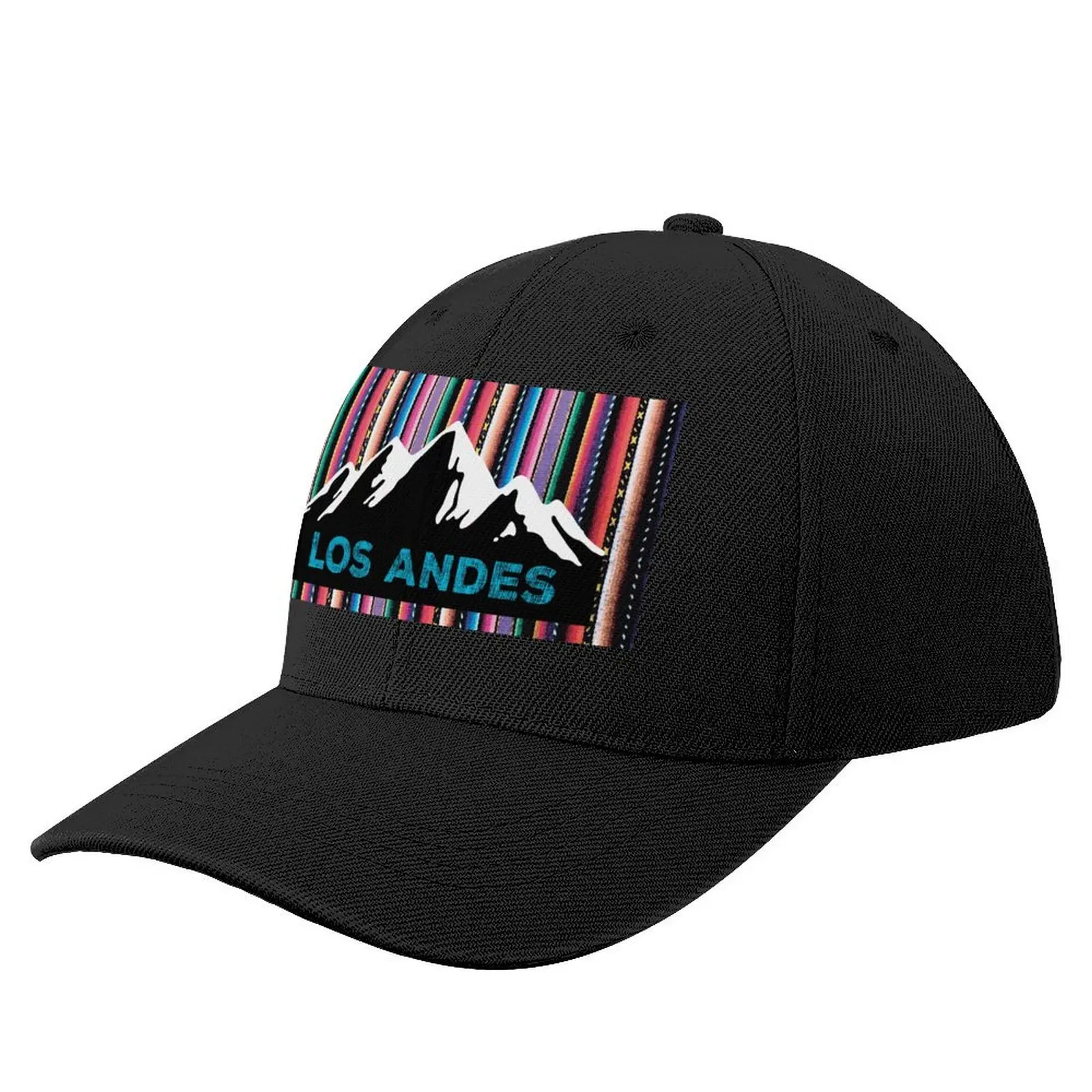 Los Andes mountains and colorful aguayo sky Baseball Cap Luxury Cap Golf Cap Anime Hat Brand Man Women's Beach Visor Men's