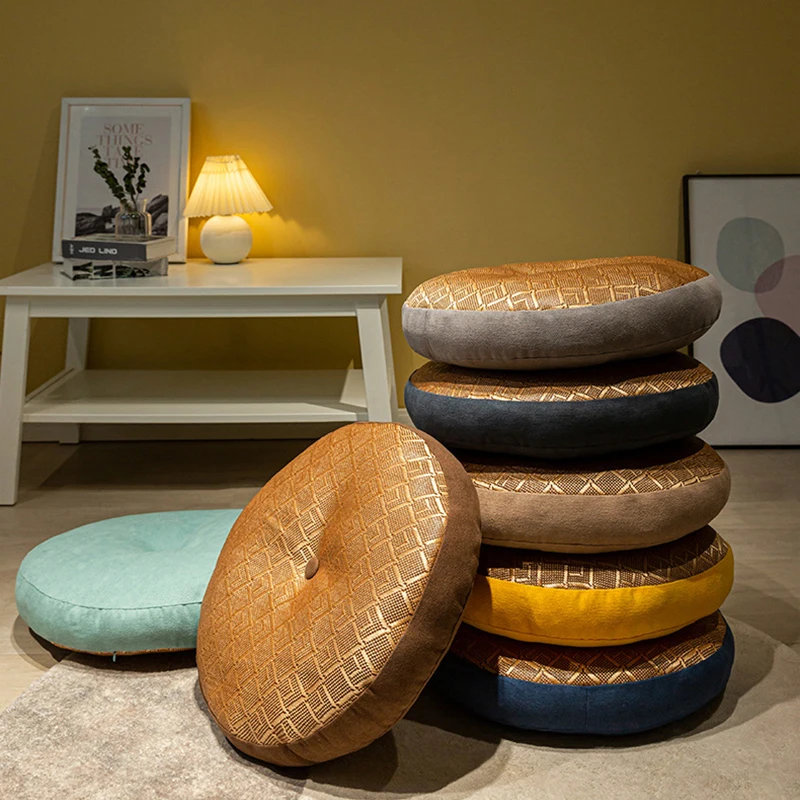 

New Floor Cushion Home Futon Tatami Mat Meditation Japan Style Two-sided Large Round Thickened Soft Balcony Window Cushion