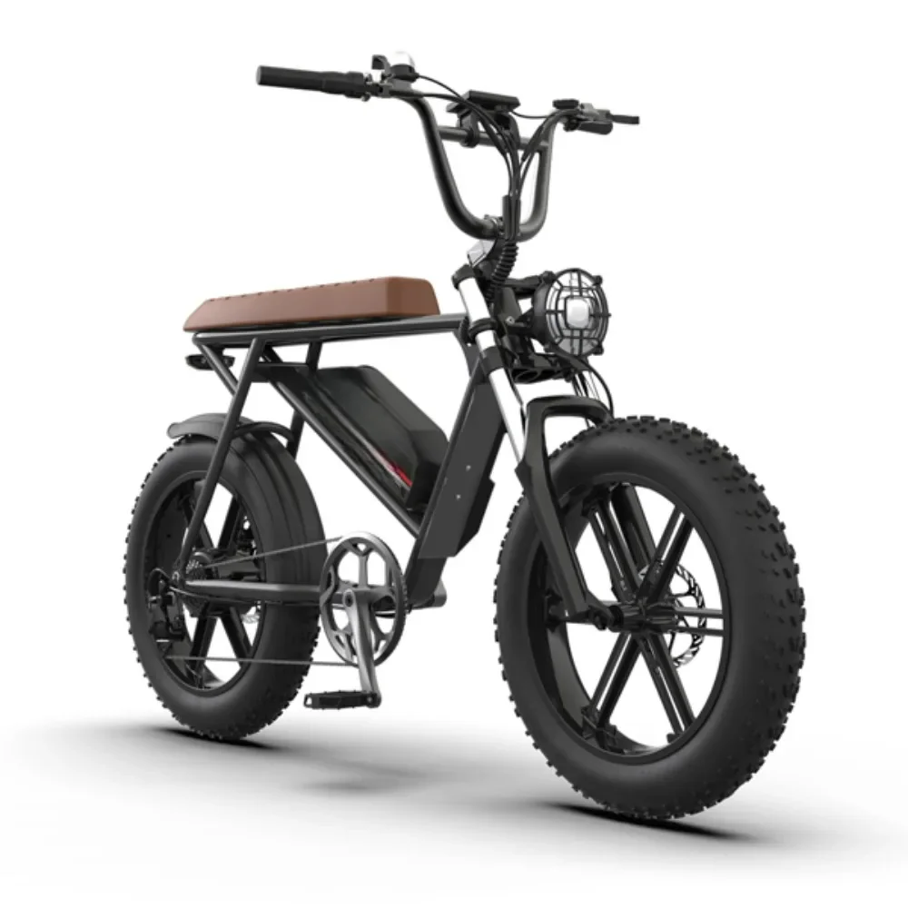 New  mountain bike , electric mountain bike moped 20-inch fat tire 750W motor 48V13Ah lithium battery,Electric Bike for Adults