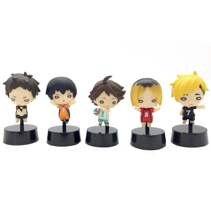 

Genuine Haikyuu!! Gashapon Toys Tobio Kageyama Akaashi Keiji Oikawa Tooru Miya Atsumu Kozume Kenma Cute Model Toys