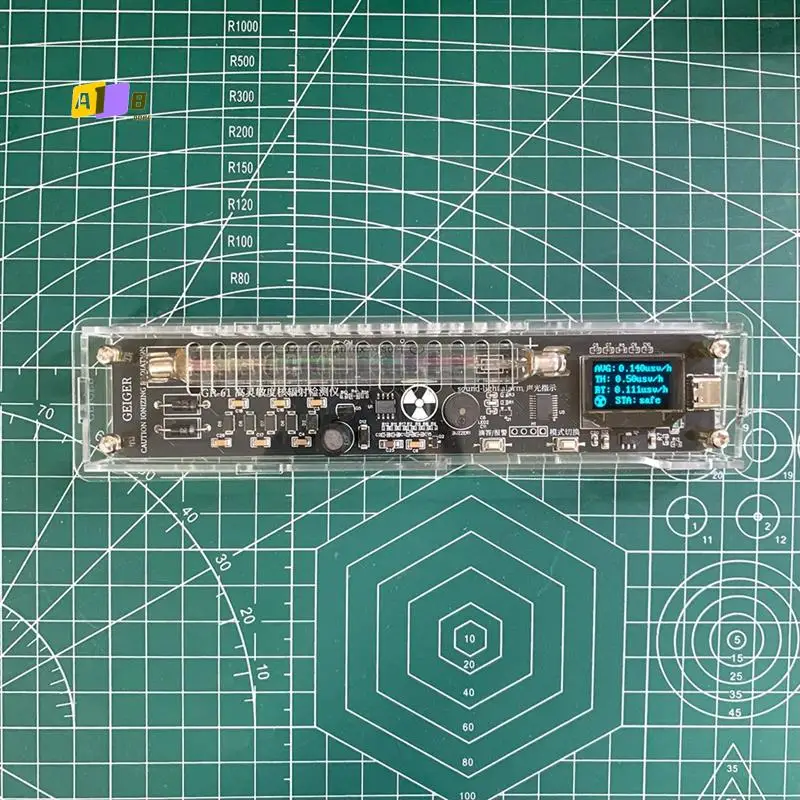 

A08F-Nuclear Radiation , J305 Geiger Tester, Iodine 131, X/Gamma Ray, Beta Ray Tester, Sound And Light Reminder