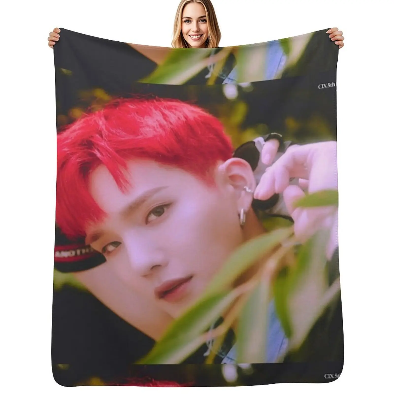 Seunghoon CIX - 'OK' Episode 1 : OK Not Teaser Pictures 458 BX, Seunghun, Yonghee, Bae Jinyoung, Hyunsuk KPOP boy Throw Blanket