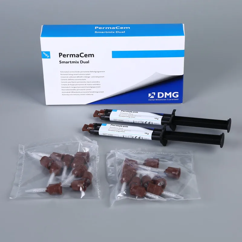 DMG PermaCem Smartmix Dual Self-Adhesive Resin Cement 10g/Pc Dual Cure Dental Luting Material for Crown, Bridge & Inlay