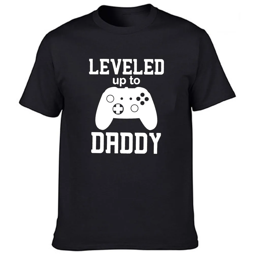 Baby Romper Pregnancy Announcement Gift Player 2 Enter Game Leveled Up To Dad T Shirts Daddy and Son Matching Family Funny Tee