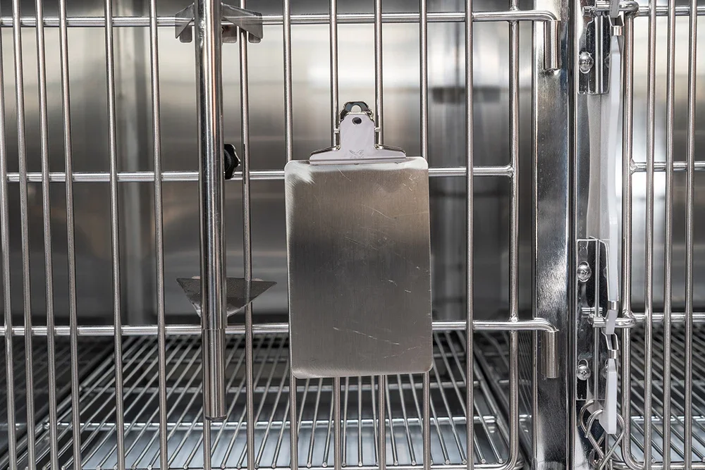 304 stainless steel veterinary pet animal clinic cat and dog veterinary inpatient cage