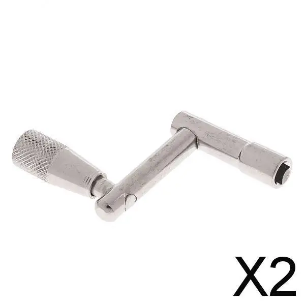 2X Zinc Alloy Drum Tuning Key Drum Set Tool Spinners #1 Crank Type