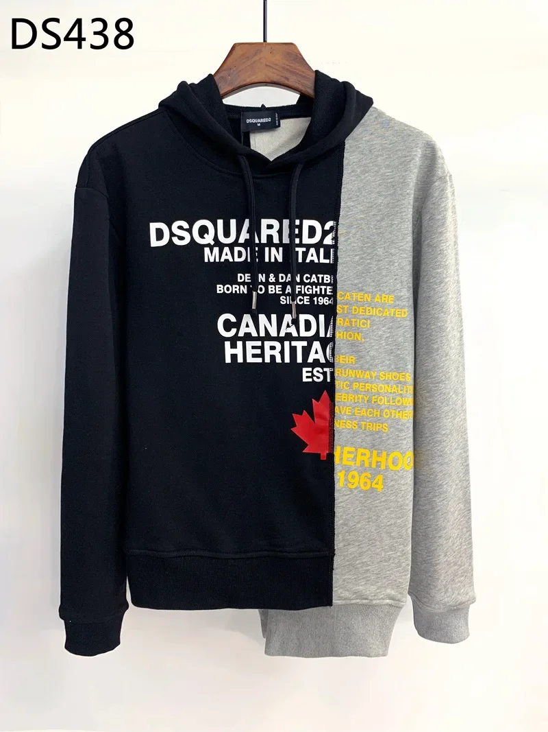 DSQ autumn and winter round neck long sleeved sweatshirt