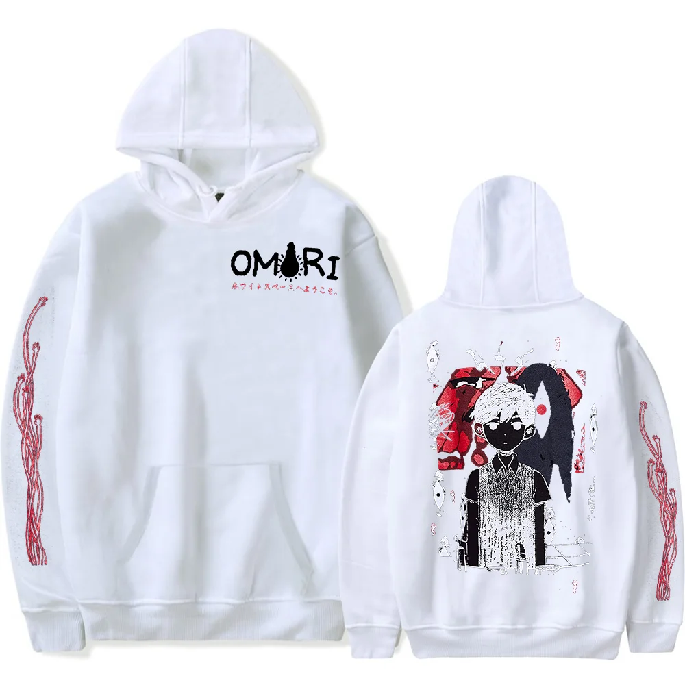 2023 Omori Red Space Hoodie Merch Popular Graphics sided Print Unisex Trendy Casual Streetwear Tops