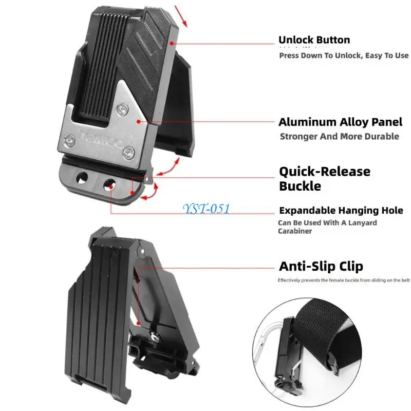 E15A Tool Holder Features Lock When Inserted And Belt Clip For Easy Access