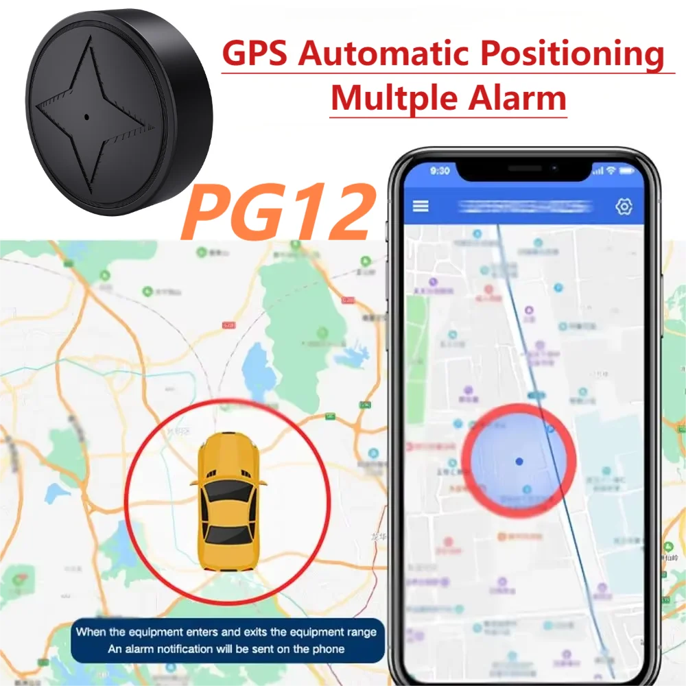 Portable GPS Personal Tracker Precise Positioning 5-10 M Strong Magnetic Attraction Multple Alarms Support 2G/3G/4G SIM Card