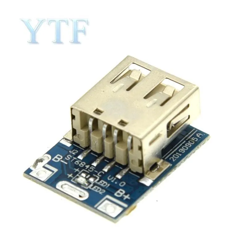 5pcs 5V Boost Step Up Power Module Lithium LiPo Battery Charging Protection Board LED Display USB for DIY Charger 134N3P Program