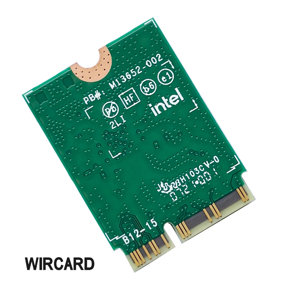 Adaptador de tarjeta de red inalámbrica WiFi 6E AX211NGW, triple banda, 2,4G/5G/6Ghz, para BT 5,3, AX211, M.2, KeyE, CNVio2, Windows 10