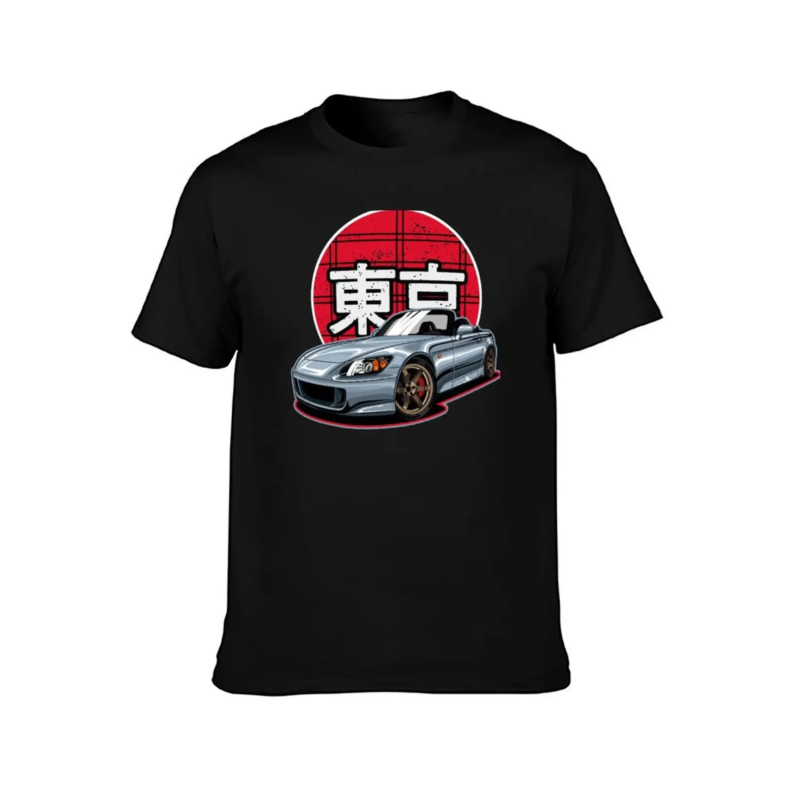 S2000 S2K JDM Tokyo Tuner Stance TE37 T-Shirt animal prinfor boys oversized graphic tee Men's clothing