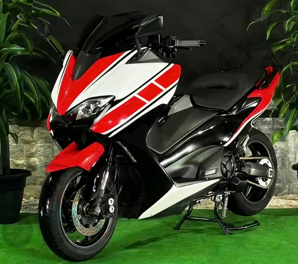 High quality New ABS Full Fairings Kit Fit for YAMAHA TMAX 530 2017 2018 17 18 Bodywork Set Custom Red White