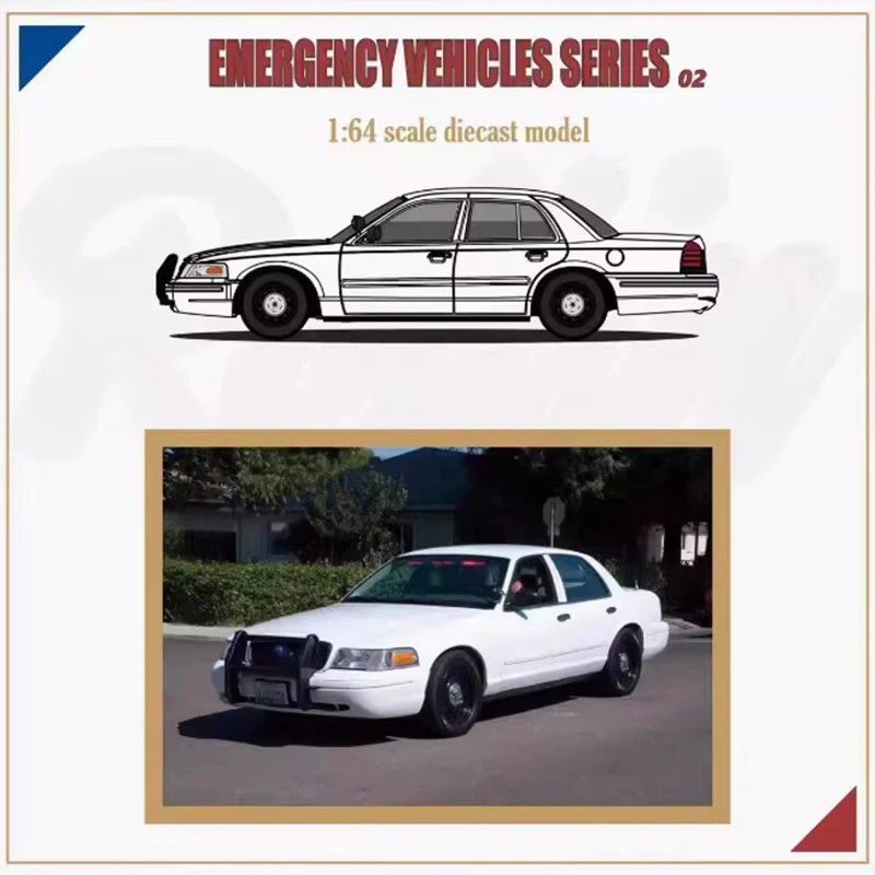 

Rollin 1:64 Scale Highway SMPV Alloy Simulation Metal Car Model Static Collection Decoratede Holiday Gifts Toys Souvenir Gift