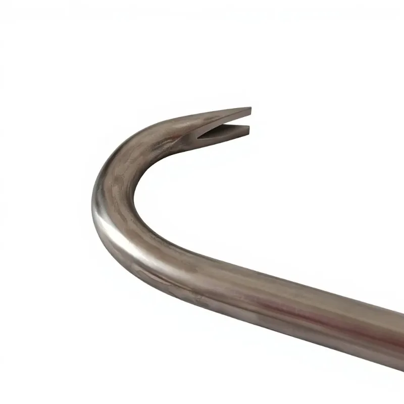 Titanium Tools Wrecking Bar 600mm Fork One End Corrosion-resistant Non-magnetic Industrial-grade OEM/ODM CE Certified