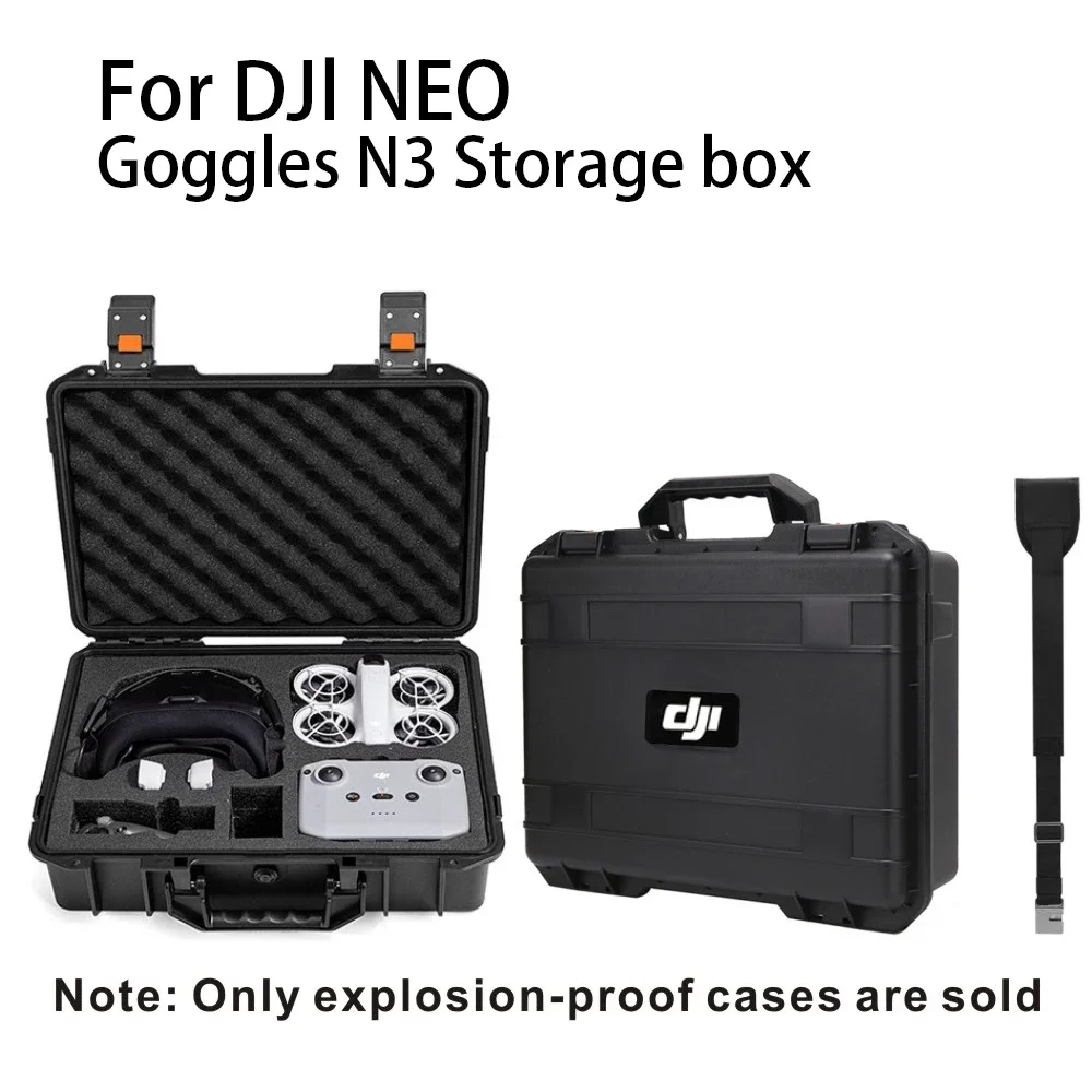 For DJl NEO Goggles N3 Storage Boxs For DJl NEO Handheld Aircraft Somatosensory Storage Box For DJI NEO Accessory Box