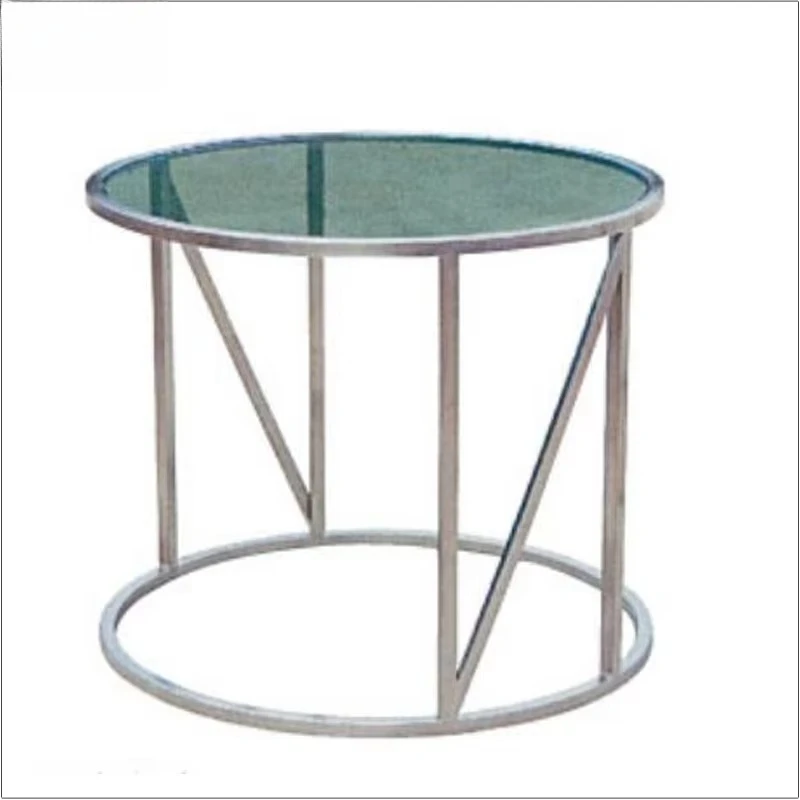 High definition stainless steel rectangular buffet table with tempered glass for wedding parties hotel  catering equipment sales