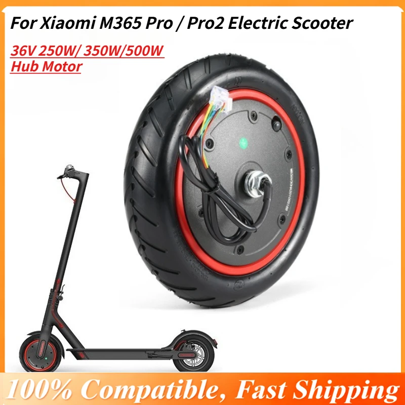 

Универсальный мотор-концентратор для электрического скутера M365 Pro/Pro2, замена 36 В, 250 Вт, 350 Вт, 500 Вт, двигатель заднего колеса в сборе, прямая посадка