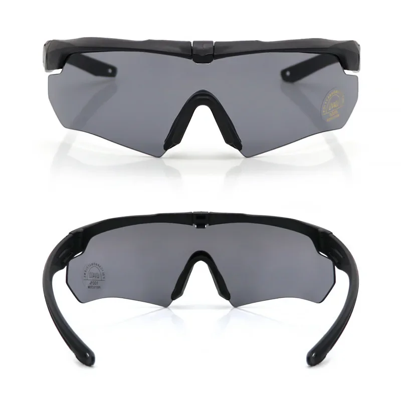 New Military Fan Explosion-proof CS Shooting Tactical Glasses Myopia Sand-proof Riding