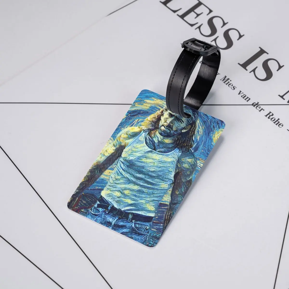 

Бирки для багажа с изображением Николаса Кейджа, аксессуары для чемоданов, этикетки для путешествий, держатели для багажных бирок, именные бирки с адресом