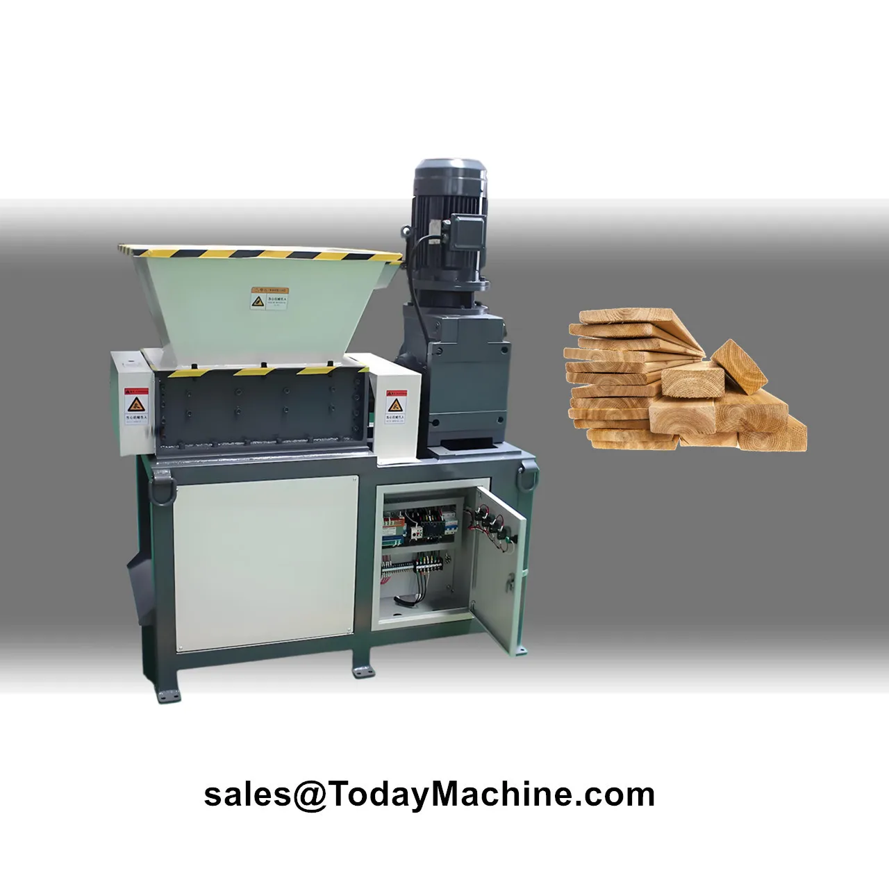 Customizable Size Industrial Double Shaft Fabric Clothes Shredder Crusher Machine