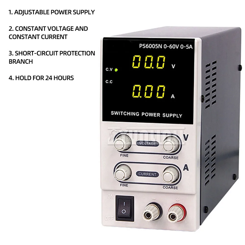 

PS6005N switch type DC stabilized power supply adjustable high-precision power supply 30V60V 5A