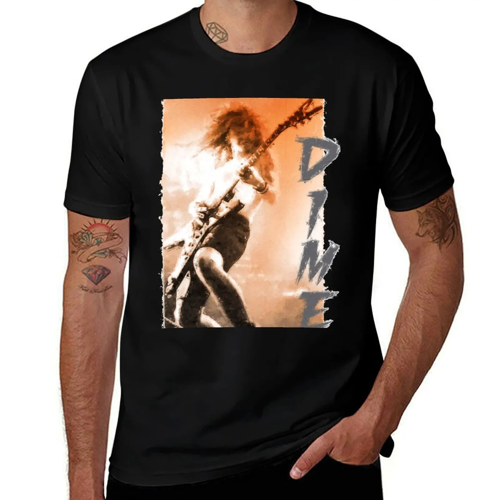 

A Dime for the guitar T-Shirt t shirts for man cotton t shirt man designer t shirt man casual T-Shirt