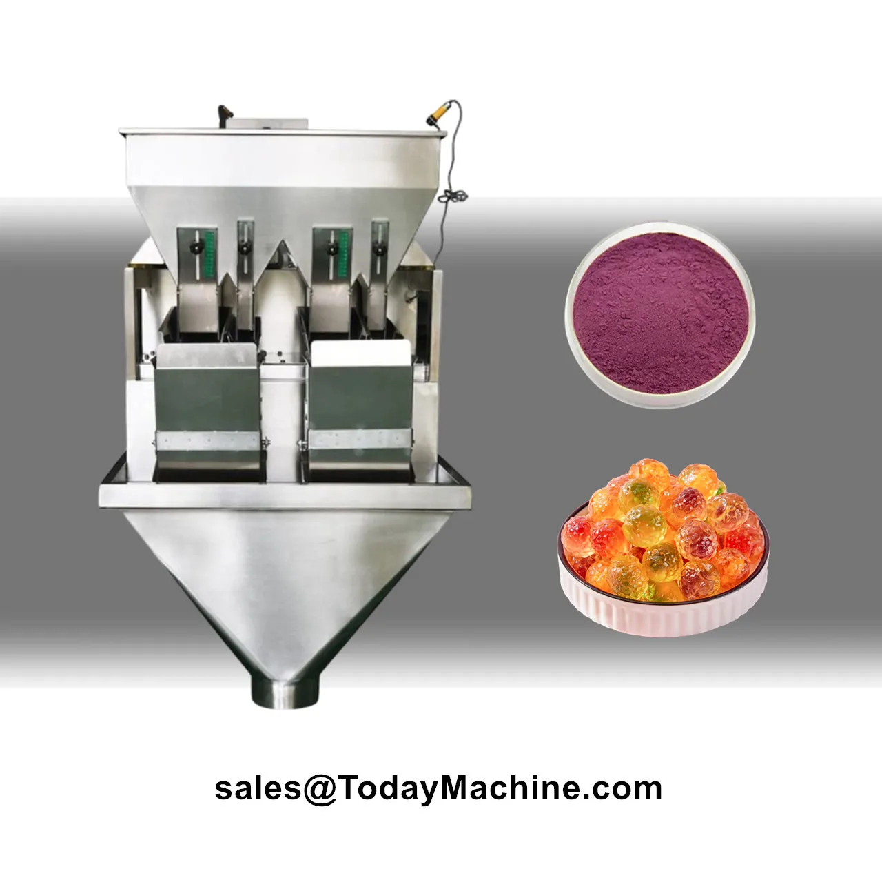 Linear Weigher Food Salt Rice Sugar Bag Vertical Filling Weighing Packing Machine