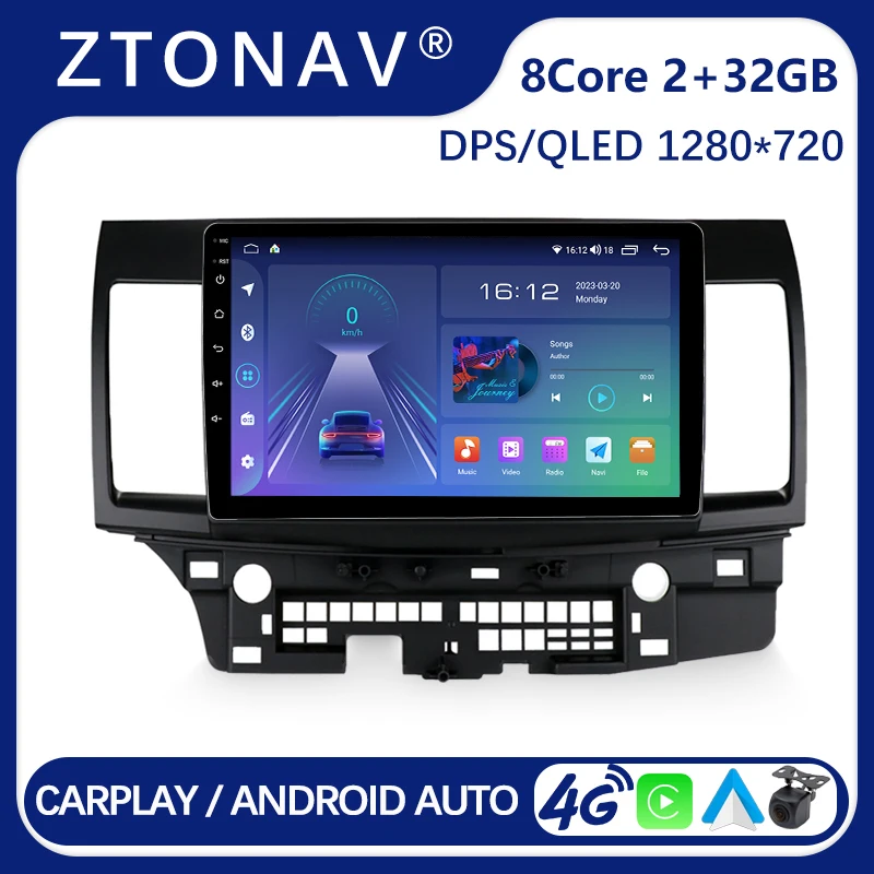 

Car Radio For Mitsubishi Lancer 10 CY 2007-2012 Android Screen Media Video Player Car DVD Player Headunit GPS Navi Carplay 2 Din