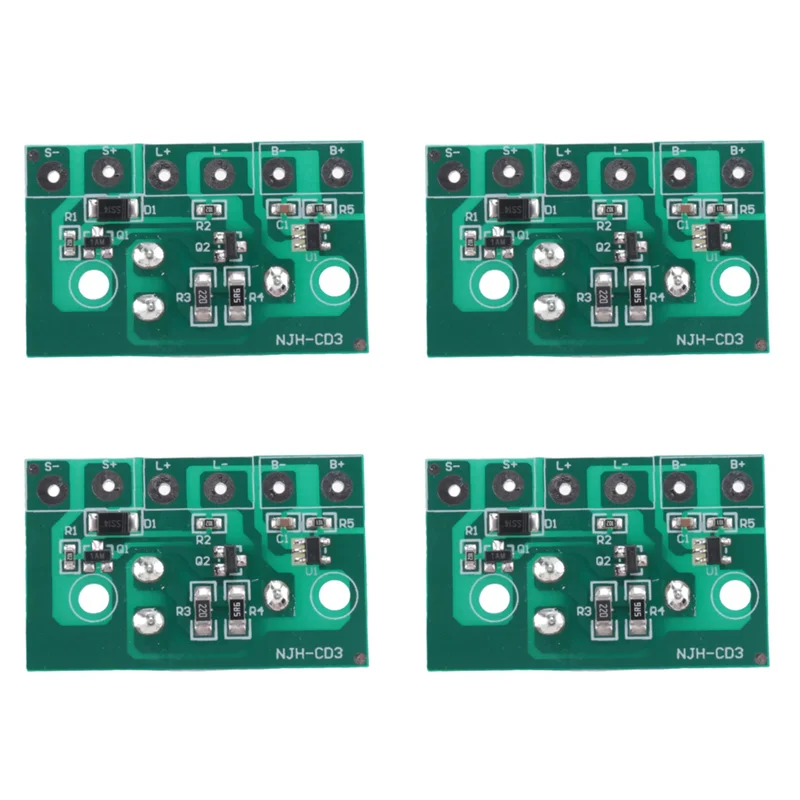 

AB41-4X Солнечная плата контроллера освещения газона 3,7 В, литиевая батарея, солнечный прожектор, печатная плата солнечного света с переключателем