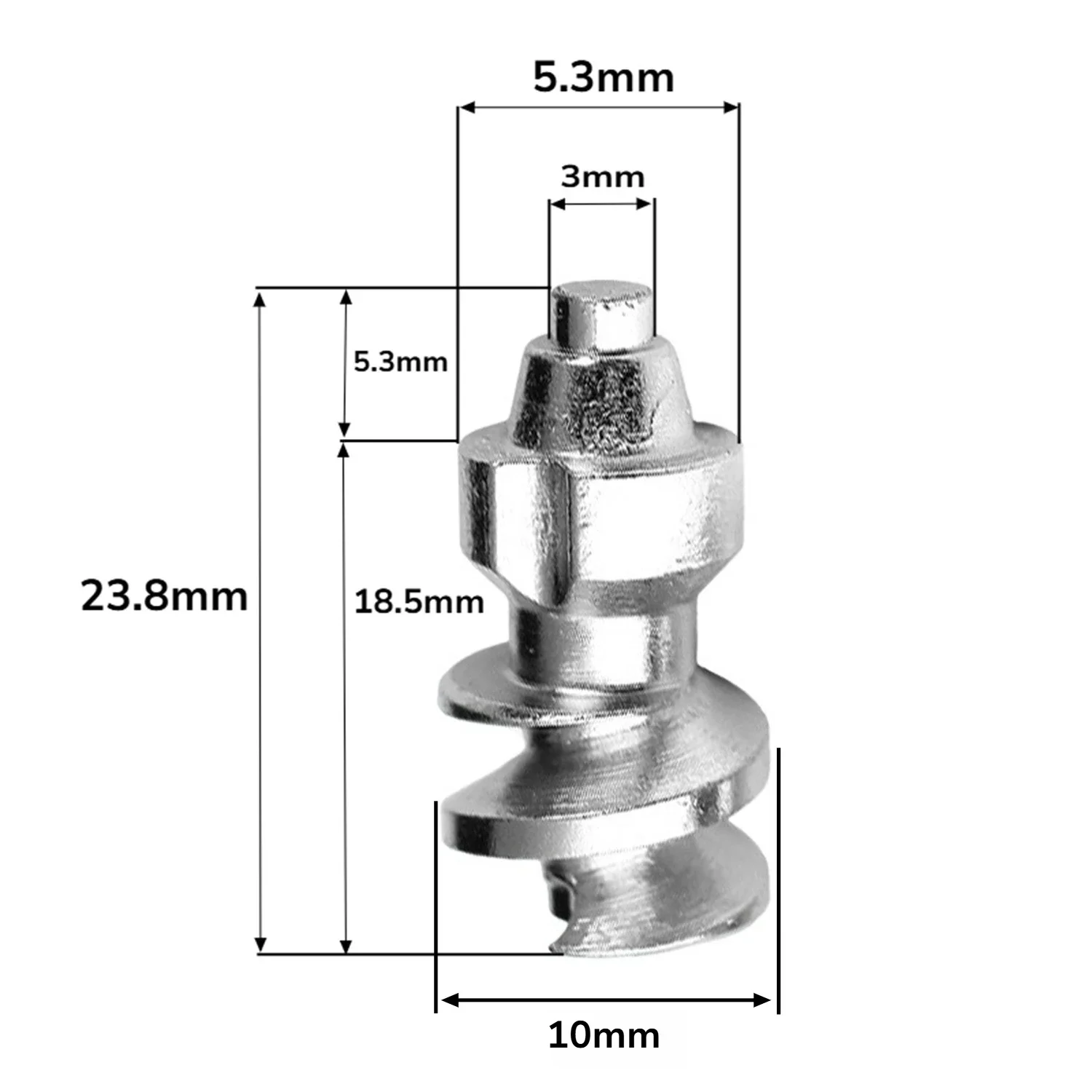 20/50pcs 5.3x23.8mm Winter Snow Tire Spikes For winter rubber Car ATV Motorcycle Bike Shoes Anti-Slip Screws Accessories