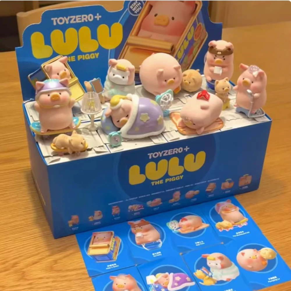

Piggy Lulu with You Series Blind Box Canned Pig Toys Blind Box Desktop Cute Ornament Doll Gifts