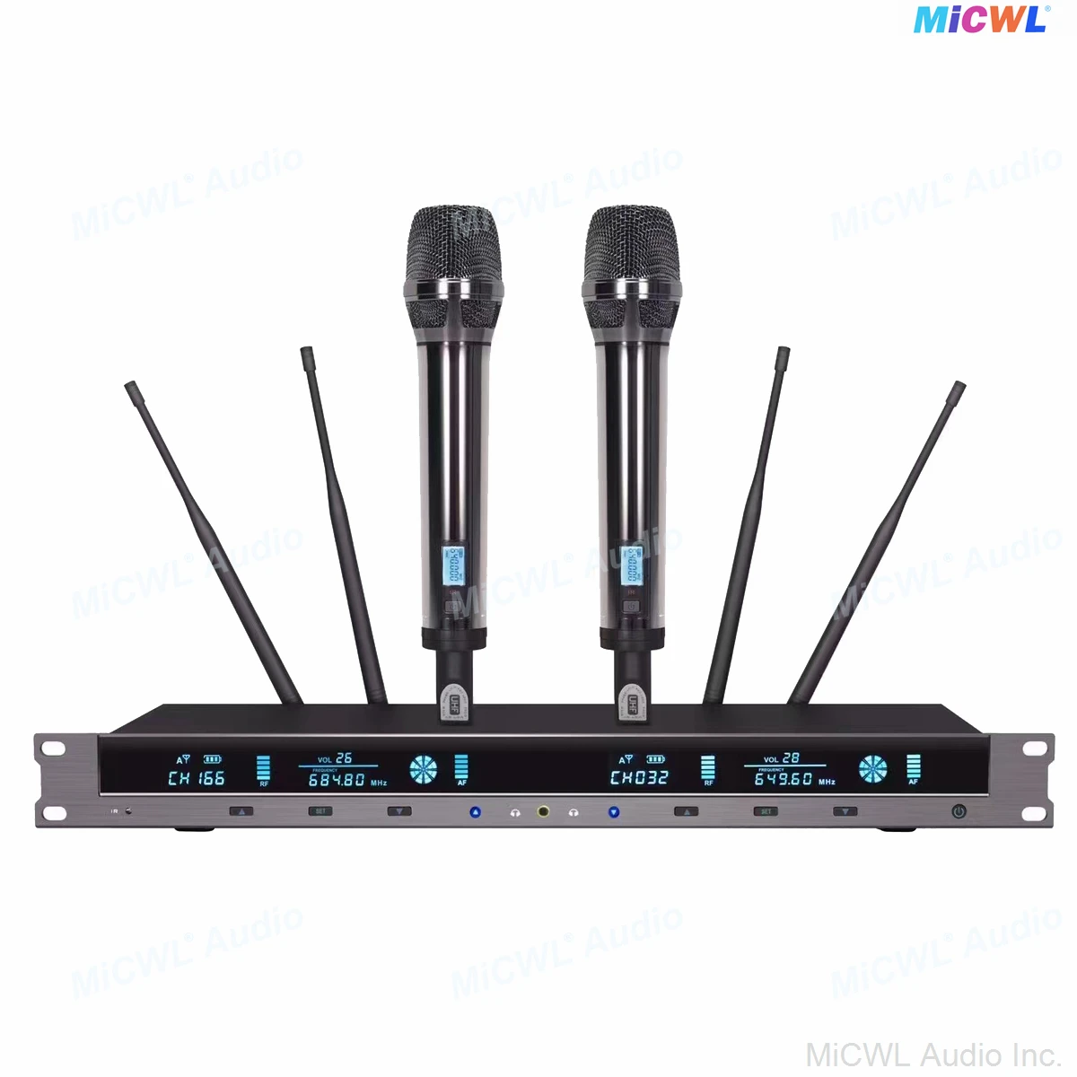 EW335 2-Channel G4-935 Black Digital Wireless Microphone System Stage Performance Karaoke Dynamic SuperCardioid Mic