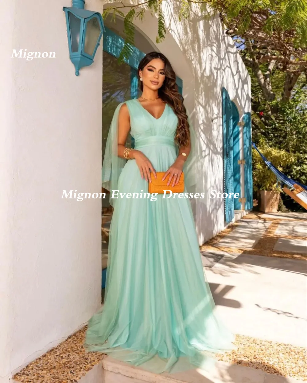 Mignon Chiffon A-Line Sweetheart Ruffle Prom Jurk Tot Op De Grond Populaire Formele Elegante Avondfeestjurk Voor Dames 2023