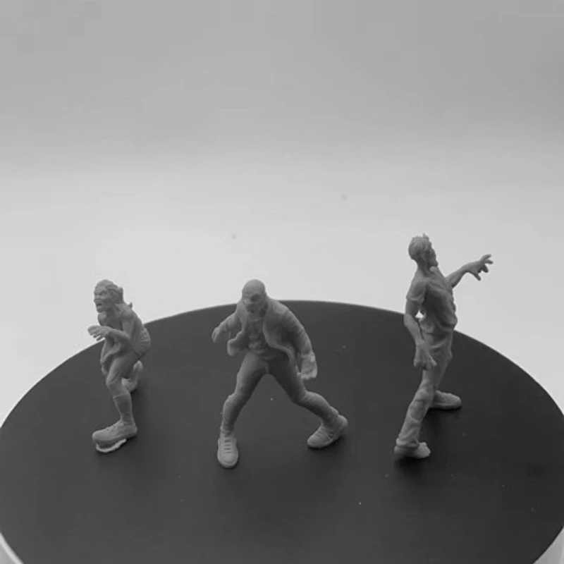 Kit de garage en résine zombie, figurine d'état d'attaque, modèle non assemblé et non coloré, hauteur 50mm, échelle 1/35, livraison gratuite